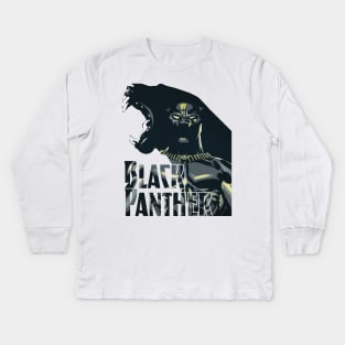 Black Panther Kids Long Sleeve T-Shirt